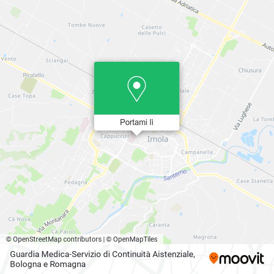 Mappa Guardia Medica-Servizio di Continuità Aistenziale