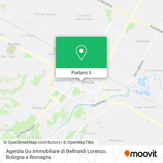 Mappa Agenzia Go Immobiliare di Beltrandi Lorenzo