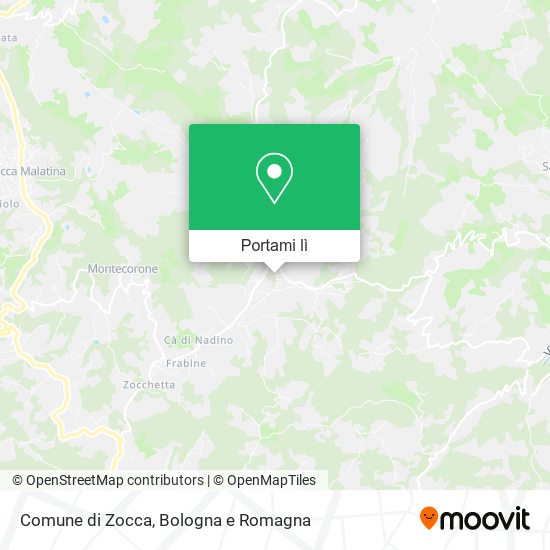 Mappa Comune di Zocca