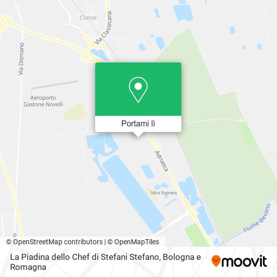 Mappa La Piadina dello Chef di Stefani Stefano