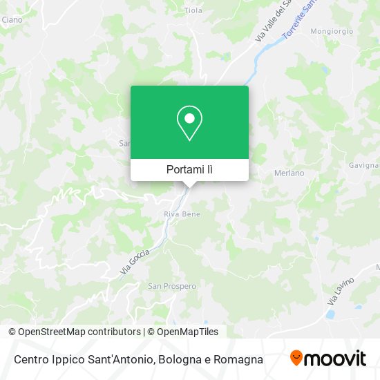 Mappa Centro Ippico Sant'Antonio