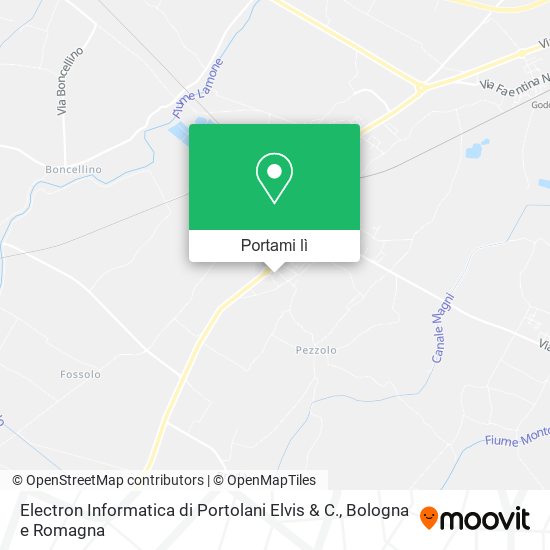Mappa Electron Informatica di Portolani Elvis & C.
