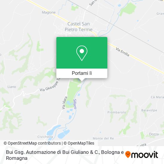 Mappa Bui Gsg. Automazione di Bui Giuliano & C.