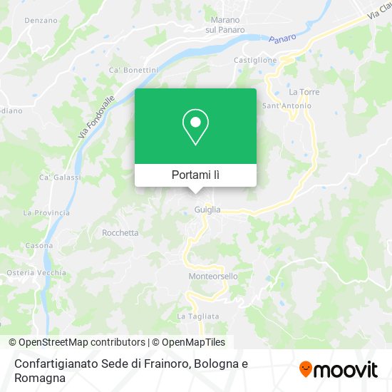 Mappa Confartigianato Sede di Frainoro
