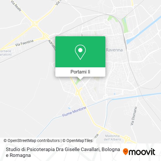 Mappa Studio di Psicoterapia Dra Giselle Cavallari