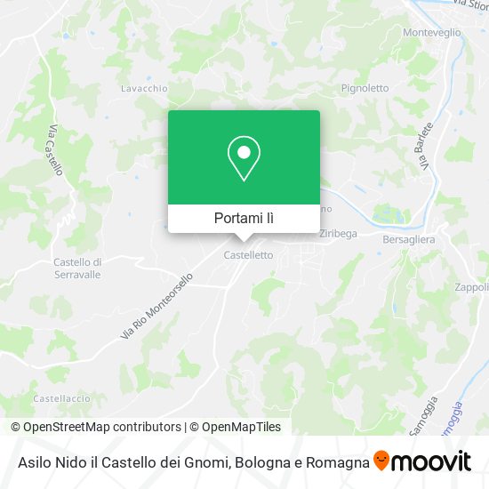 Mappa Asilo Nido il Castello dei Gnomi