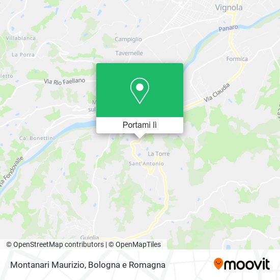 Mappa Montanari Maurizio