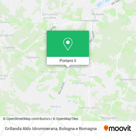 Mappa Grillanda Aldo Idromineraria