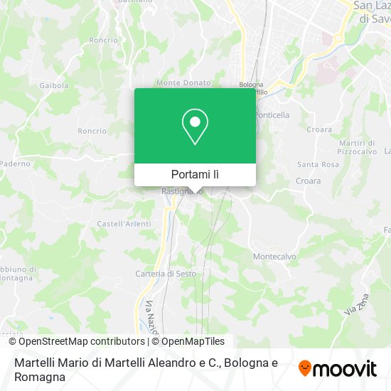 Mappa Martelli Mario di Martelli Aleandro e C.