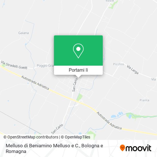 Mappa Melluso di Beniamino Melluso e C.