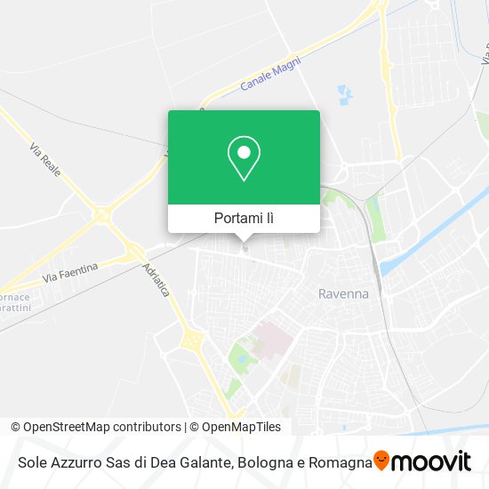 Mappa Sole Azzurro Sas di Dea Galante
