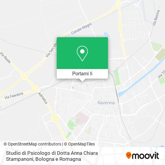 Mappa Studio di Psicologo di Dotta Anna Chiara Stampanoni