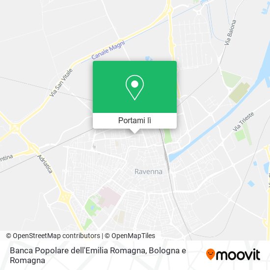 Mappa Banca Popolare dell'Emilia Romagna