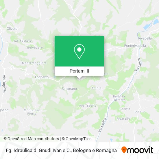 Mappa Fg. Idraulica di Gnudi Ivan e C.