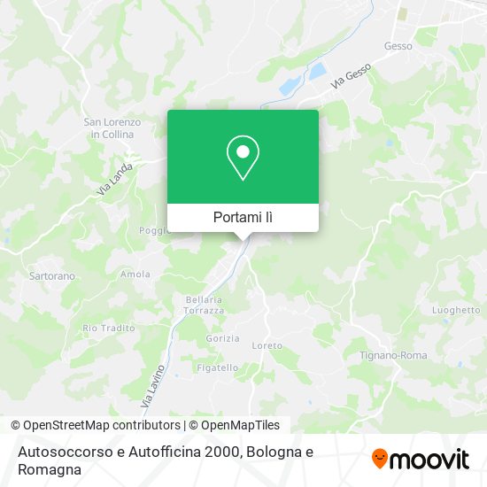 Mappa Autosoccorso e Autofficina 2000