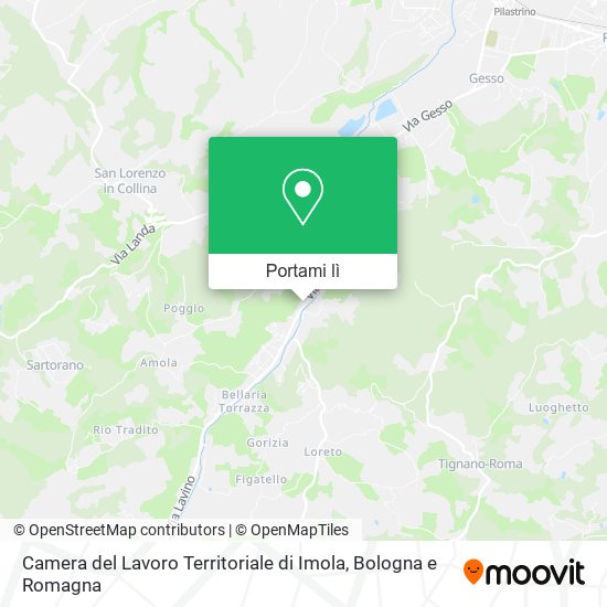Mappa Camera del Lavoro Territoriale di Imola