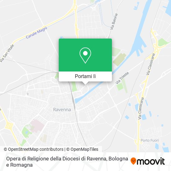 Mappa Opera di Religione della Diocesi di Ravenna