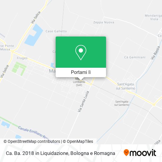 Mappa Ca. Ba. 2018 in Liquidazione
