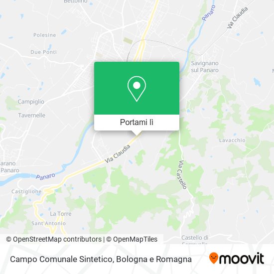Mappa Campo Comunale Sintetico