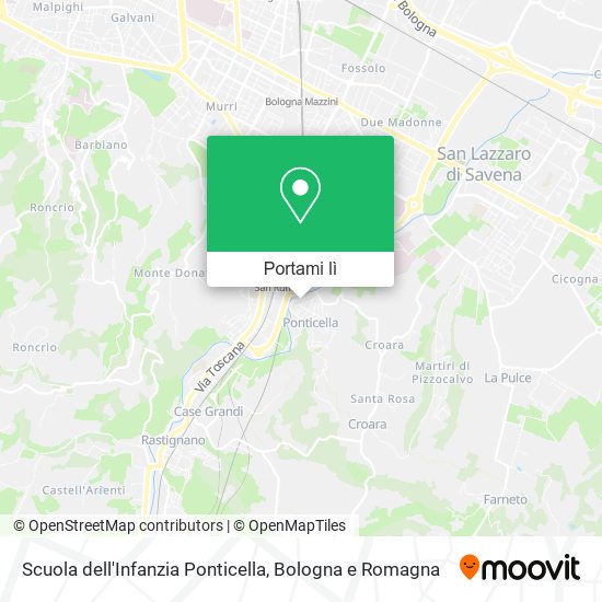Mappa Scuola dell'Infanzia Ponticella