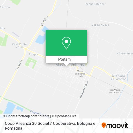 Mappa Coop Alleanza 30 Societa' Cooperativa