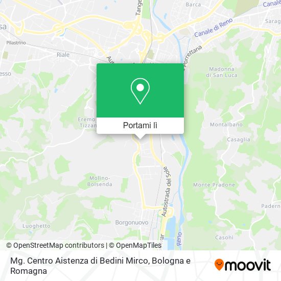 Mappa Mg. Centro Aistenza di Bedini Mirco