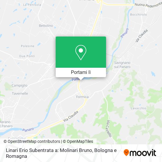 Mappa Linari Erio Subentrata a: Molinari Bruno