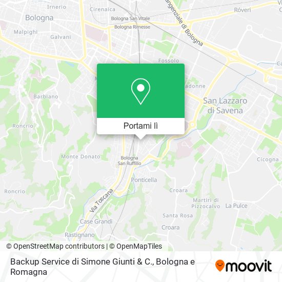 Mappa Backup Service di Simone Giunti & C.