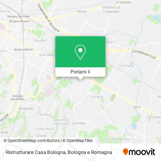 Mappa Ristrutturare Casa Bologna