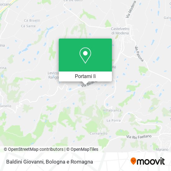 Mappa Baldini Giovanni