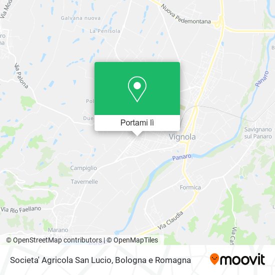 Mappa Societa' Agricola San Lucio