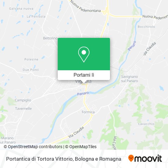 Mappa Portantica di Tortora Vittorio