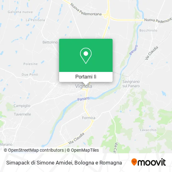 Mappa Simapack di Simone Amidei
