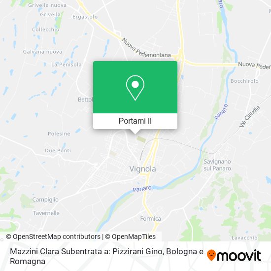 Mappa Mazzini Clara Subentrata a: Pizzirani Gino