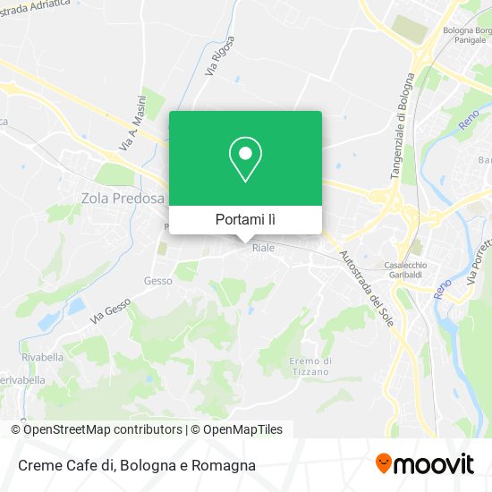 Mappa Creme Cafe di
