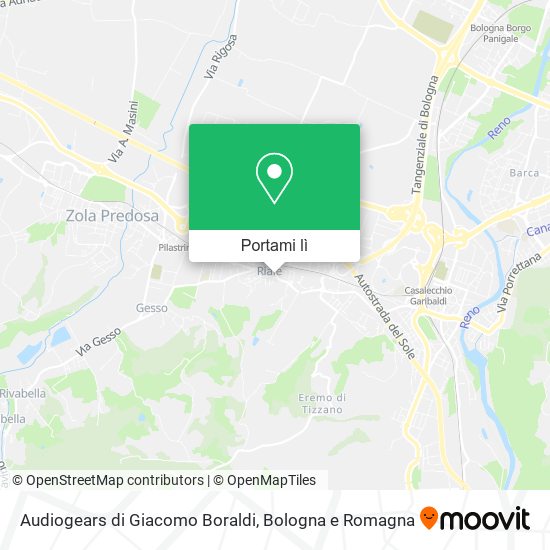 Mappa Audiogears di Giacomo Boraldi