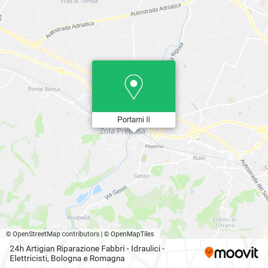 Mappa 24h Artigian Riparazione Fabbri - Idraulici - Elettricisti