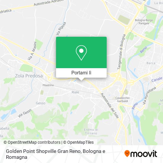 Mappa Golden Point Shopville Gran Reno