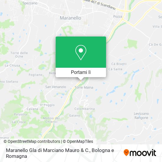 Mappa Maranello Gla di Marciano Mauro & C.