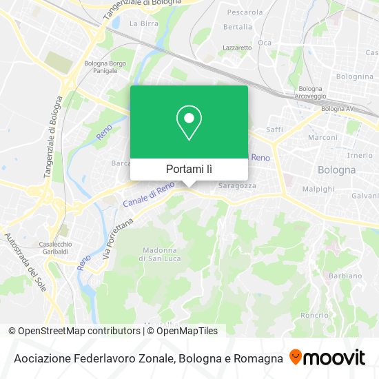 Mappa Aociazione Federlavoro Zonale