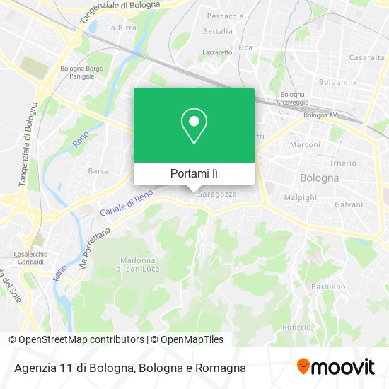Mappa Agenzia 11 di Bologna