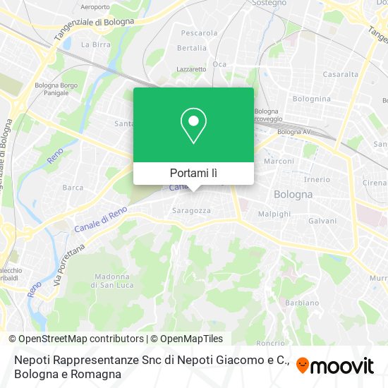 Mappa Nepoti Rappresentanze Snc di Nepoti Giacomo e C.