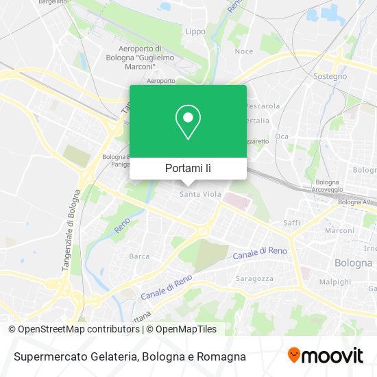 Mappa Supermercato Gelateria