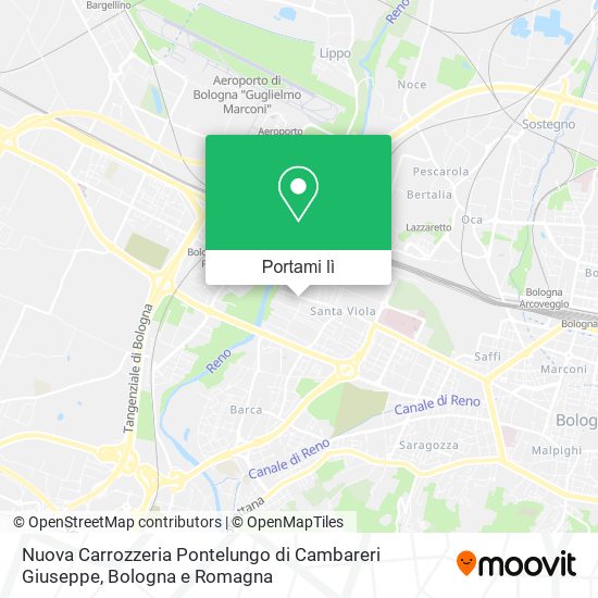 Mappa Nuova Carrozzeria Pontelungo di Cambareri Giuseppe