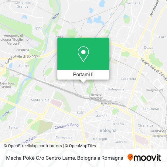 Mappa Macha Pokè C/o Centro Lame