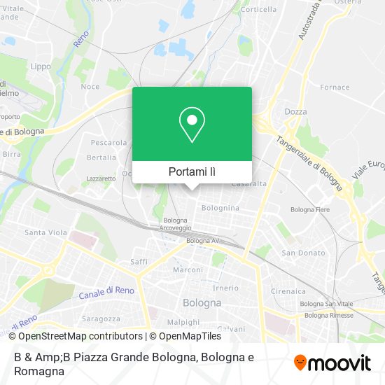 Mappa B & Amp;B Piazza Grande Bologna