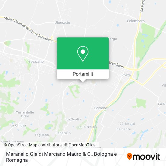 Mappa Maranello Gla di Marciano Mauro & C.