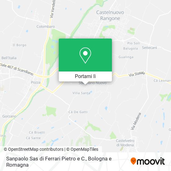 Mappa Sanpaolo Sas di Ferrari Pietro e C.