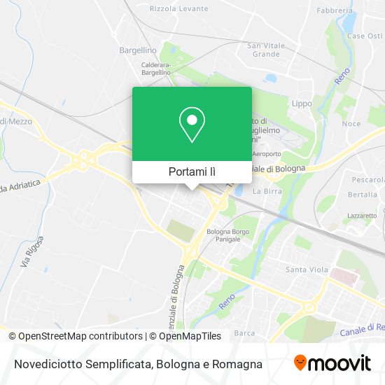 Mappa Novediciotto Semplificata