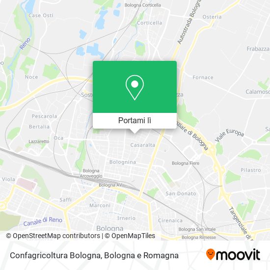 Mappa Confagricoltura Bologna